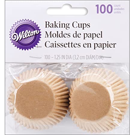 Stock Your Home Mini Fluted Tube Pan for Baking, 25 Pack, Brown, Disposable  Paper