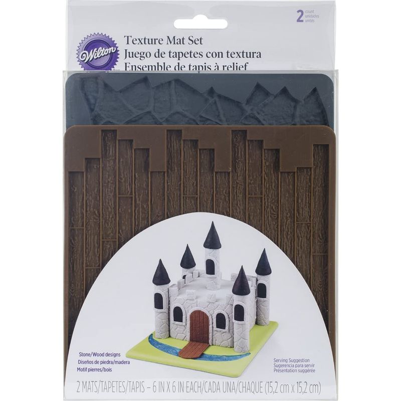 Wilton Texture Mat Wood/Stone