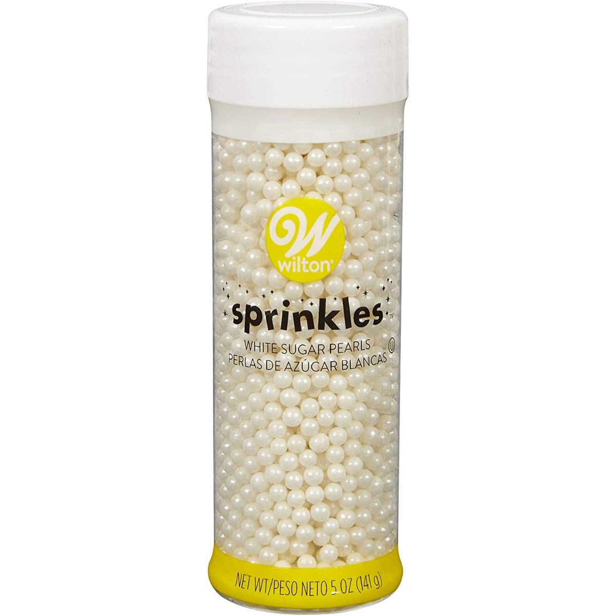 Wilton Sugar Pearls White 5oz