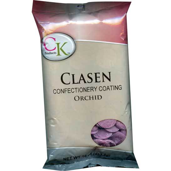 Clasen Orchid Confectionery candy CK Products Chocolate Melts - Bake Supply Plus