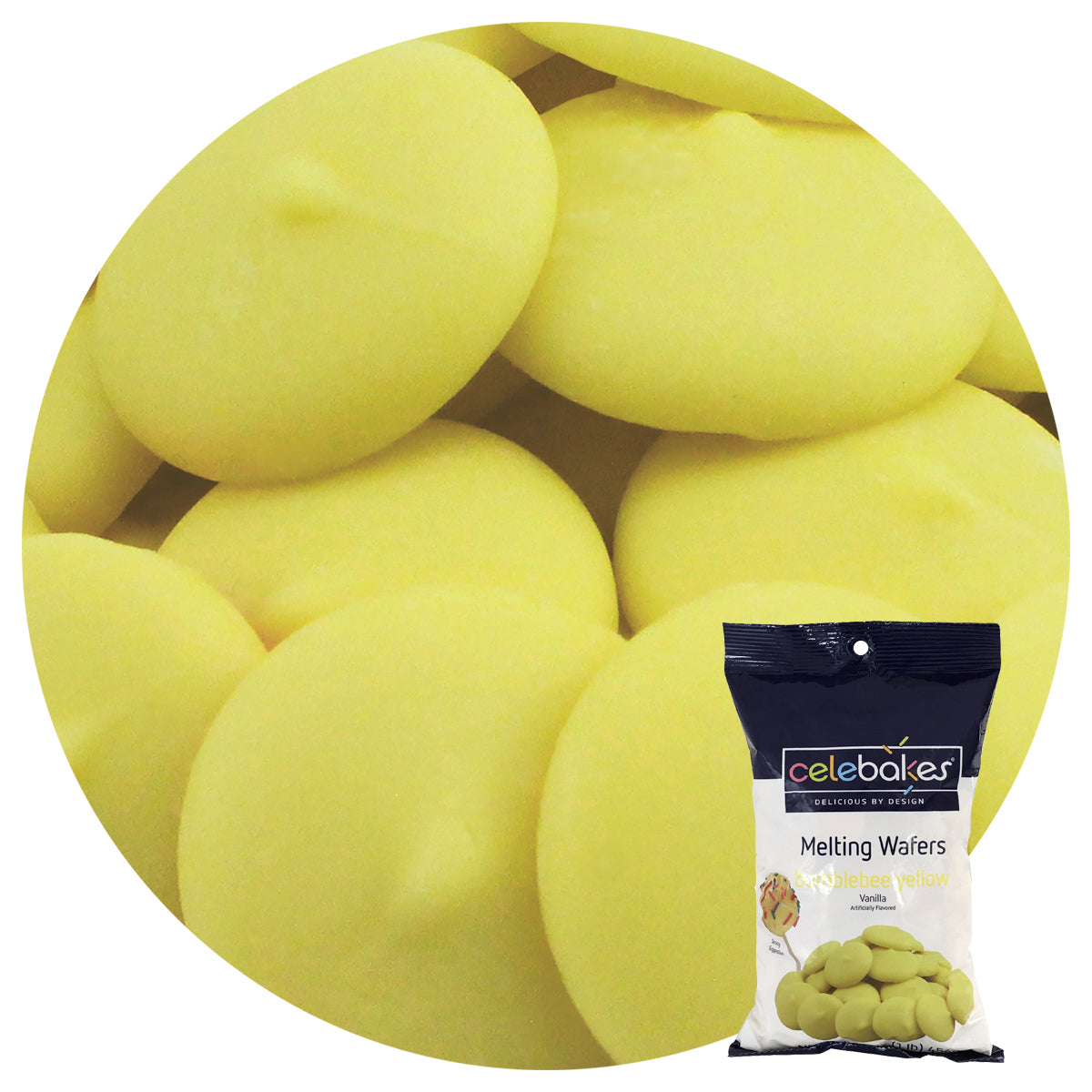 Merckens Yellow Confectionery candy CK Products Chocolate Melts - Bake Supply Plus