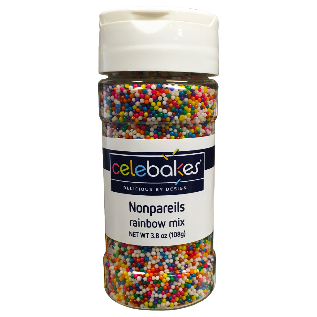 CK Nonpareils Mixed 3.8 oz/16 oz CK Products Sprinkles - Bake Supply Plus