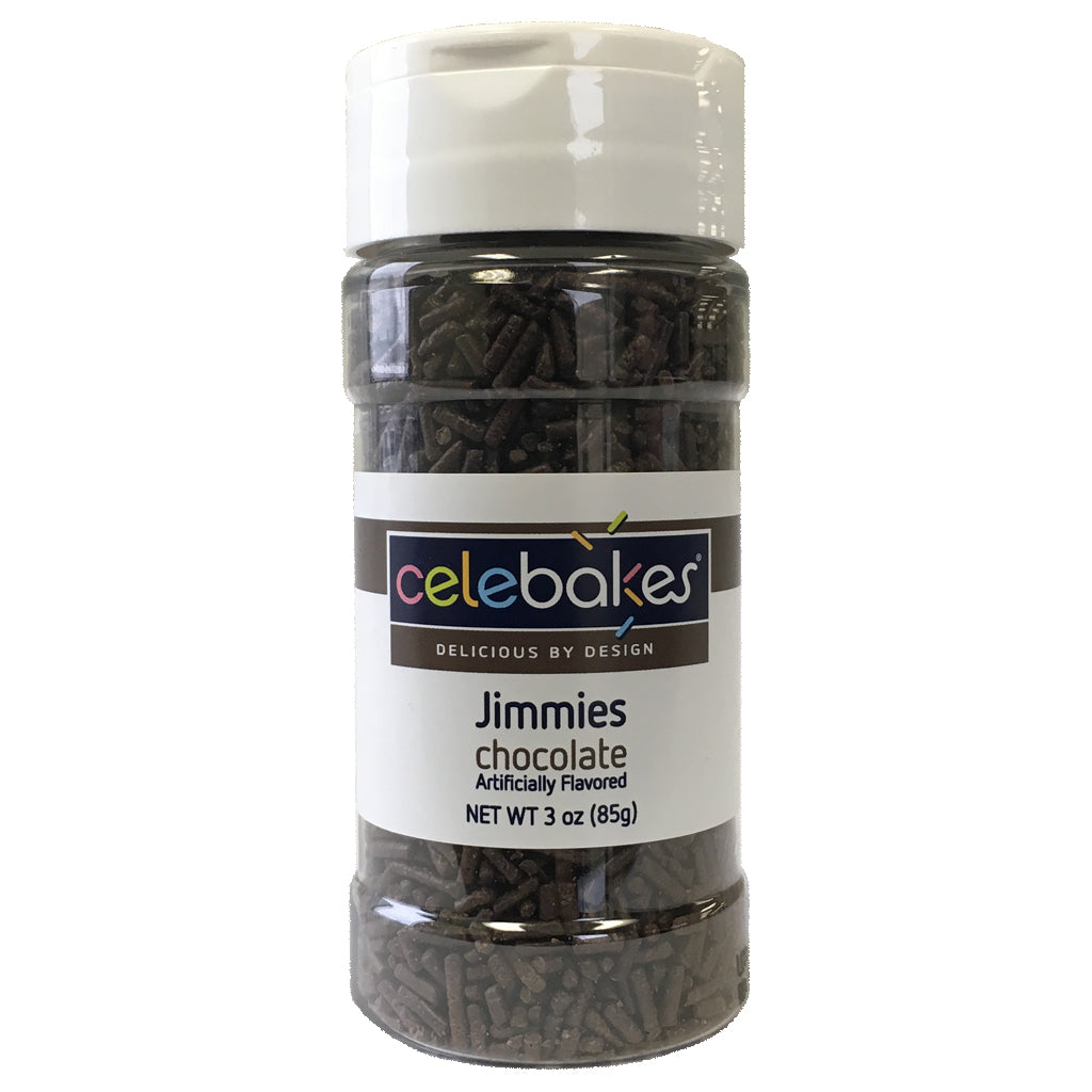 CK Jimmies Chocolate Brown 3.2 oz/16oz CK Products Sprinkles - Bake Supply Plus