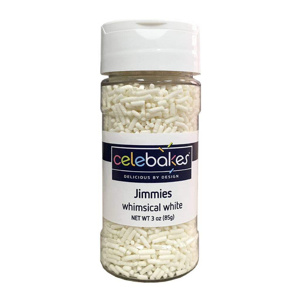 CK Jimmies Whimsical White 3oz/16oz CK Products Sprinkles - Bake Supply Plus
