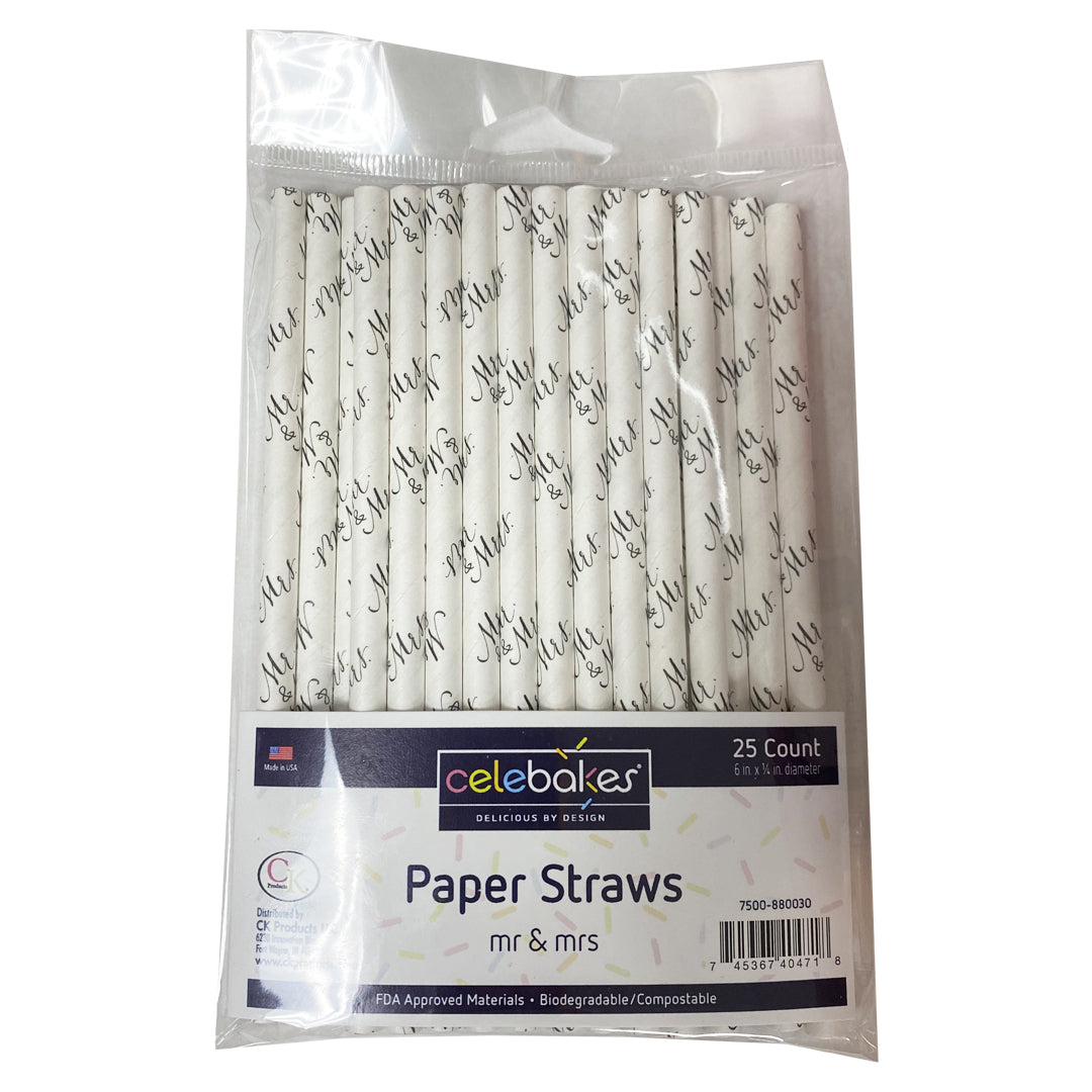 Celebakes Paper Straws