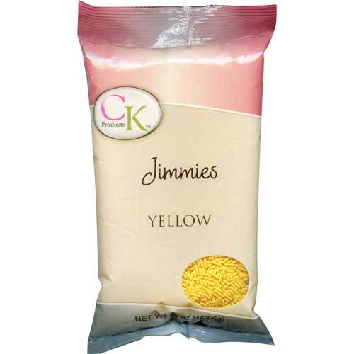 CK Jimmies Yellow — 3.2 oz/16 oz CK Products Sprinkles - Bake Supply Plus