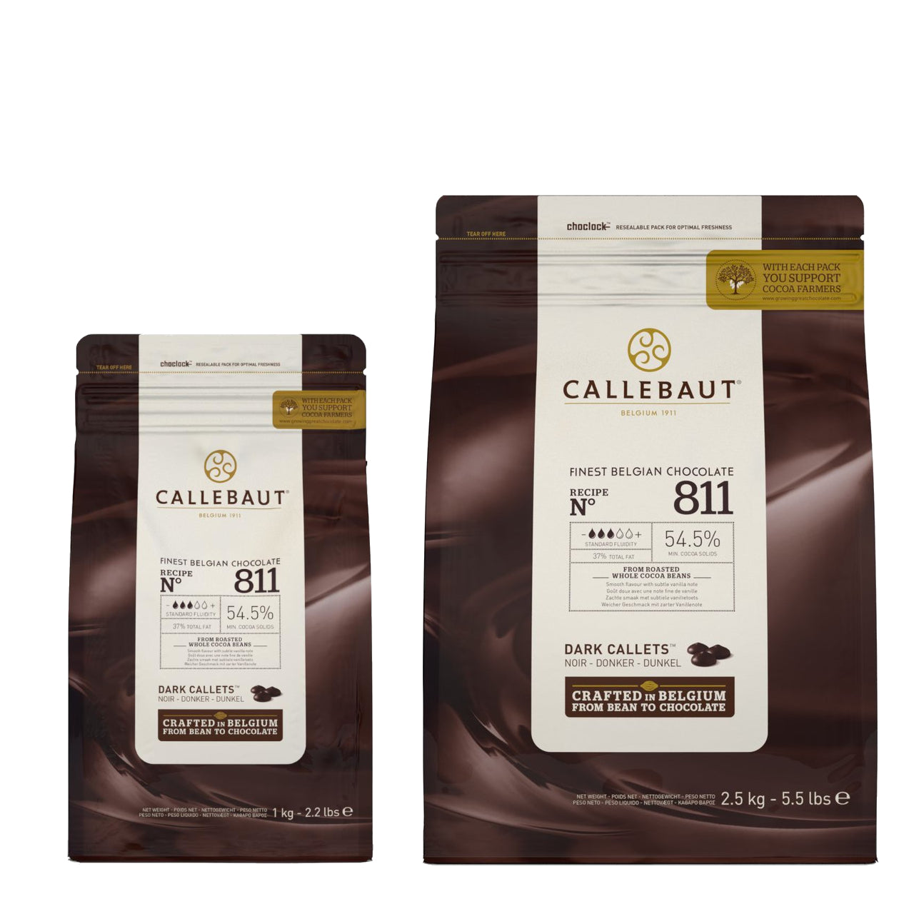 Callebaut Dark Chocolate N° 811 Callets