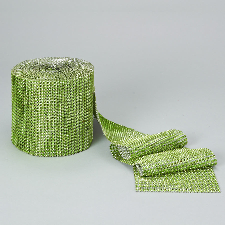Diamond Mesh Roll - Apple Green