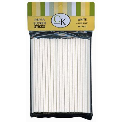 Suckerstick Lollipop Sticks 4-1/2 X 5/32" 50 or 1000 Count CK Products Lollipop Sticks - Bake Supply Plus