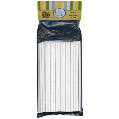 Suckerstick Lollipop Sticks 6-1/2 X 15/64" 48/PK CK Products Lollipop Sticks - Bake Supply Plus