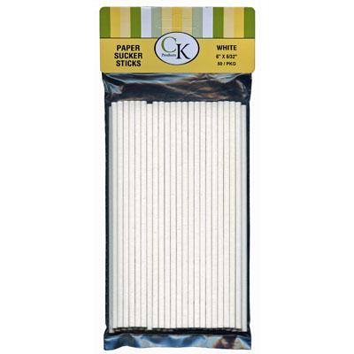 Suckerstick Lollipop Sticks 6 X 5/32" 50/PK CK Products Lollipop Sticks - Bake Supply Plus