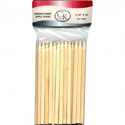 Wooden Candy Apple Sticks 5.5 Celebakes by CK Products 50/PKG