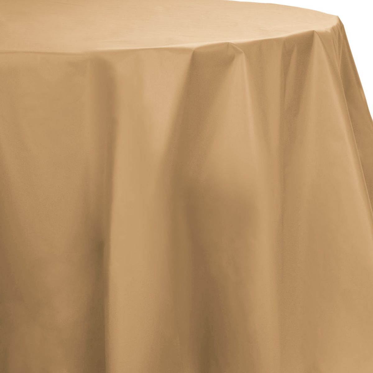 Creative Converting Round Plastic-Lined Tablecover