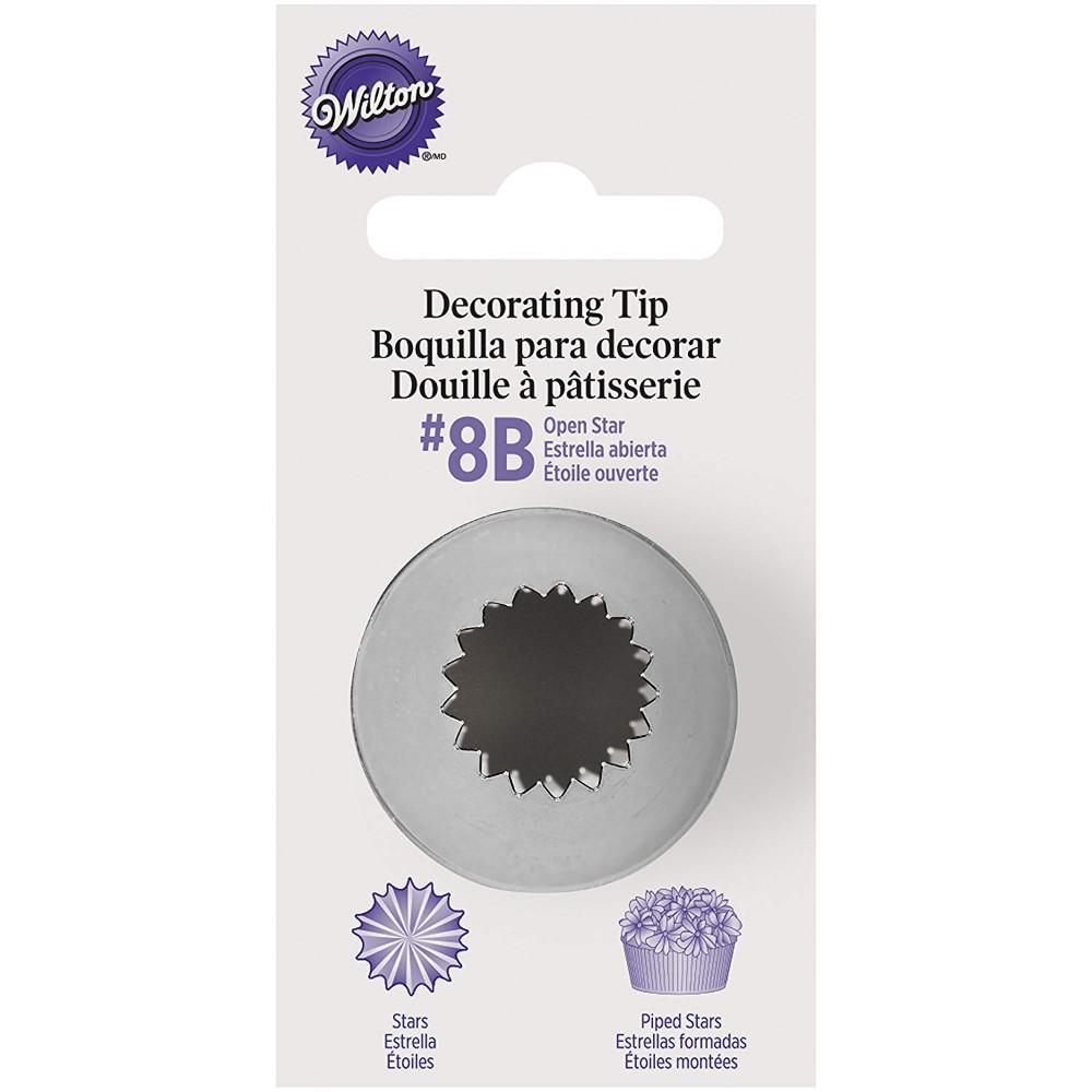 Wilton Open Star Piping Tip #8B Wilton Piping Tip - Bake Supply Plus