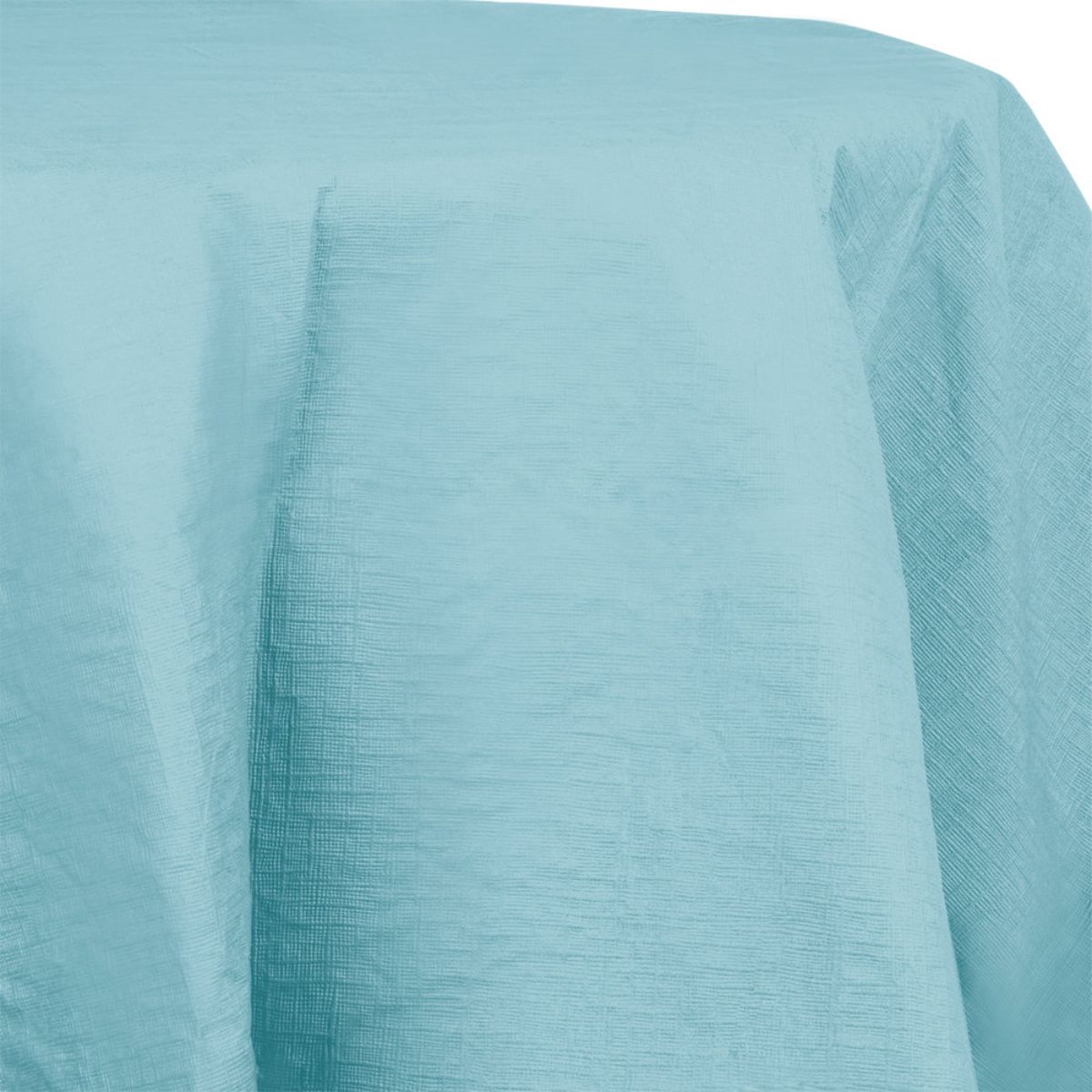 Creative Converting Round Plastic-Lined Tablecover