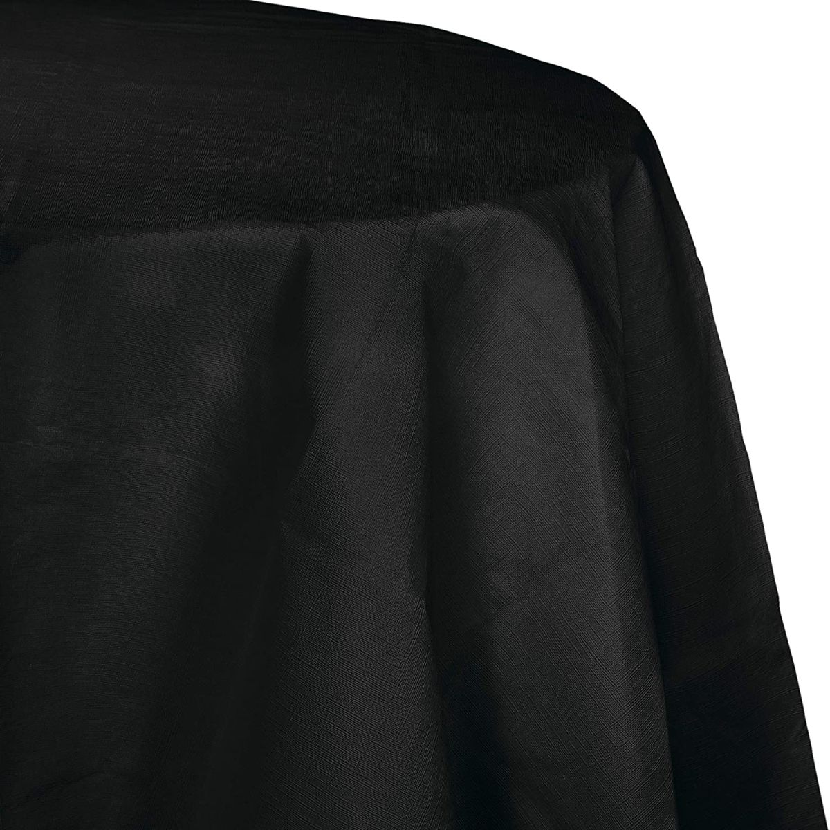 Creative Converting Round Plastic-Lined Tablecover