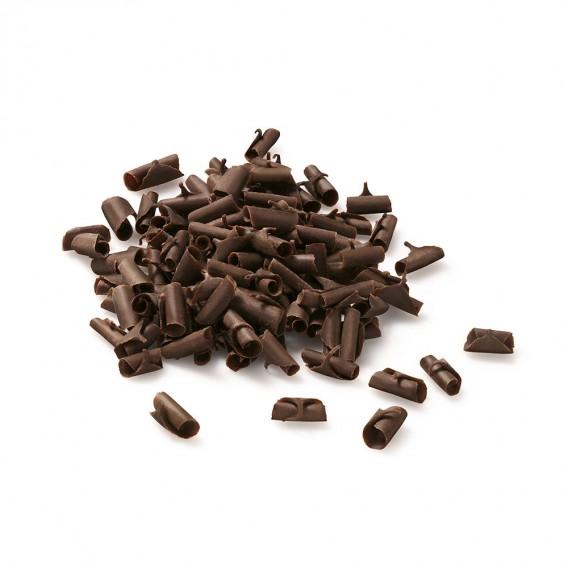 Callebaut Mona Lisa Dark Chocolate Blossom Curls Callebaut Chocolate Topping - Bake Supply Plus