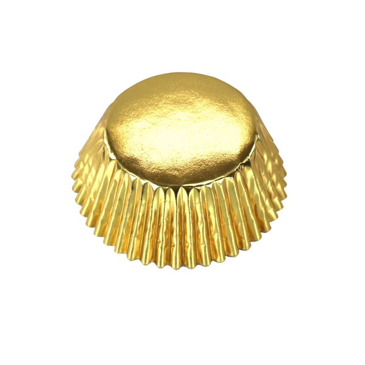Gold Cupcake Liners, Standard Gold Foil Cupcake Liners Wrappers Metallic  Baking