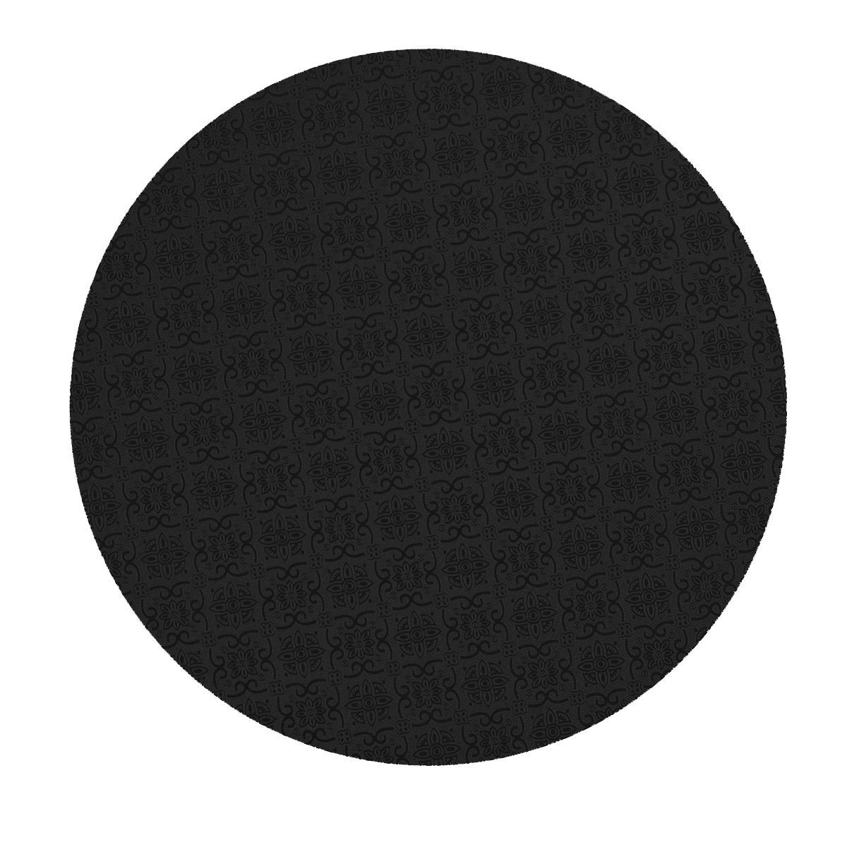 Black Circle Cake Drums — All Sizes