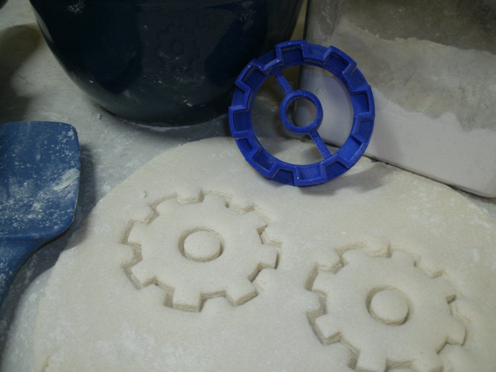 Fondant Cutter Gear shape