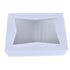 White Window Cake Boxes - 8x4x4 Bake Supply Plus Box - Bake Supply Plus