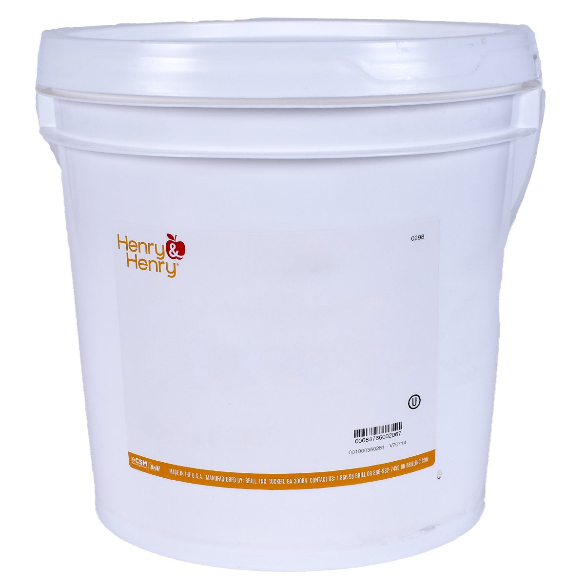 Bavarian Cream Filling 38lb. Bucket CSM: Henry & Henry Filling - Bake Supply Plus