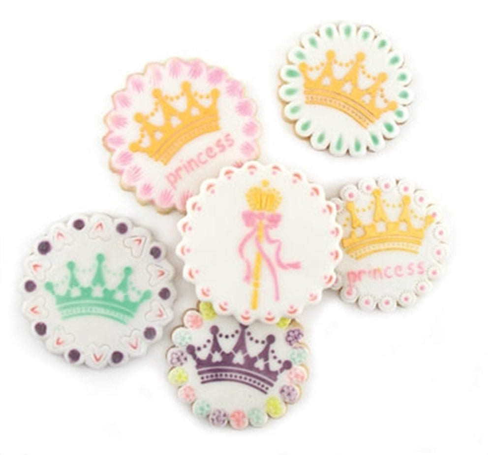 Princess Crown Cookie Stencil