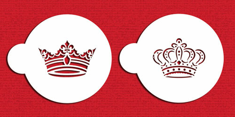 Royal Crowns Cookie Stencil