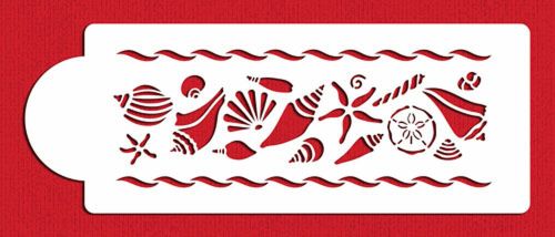 Shell Variety Cake Stencil