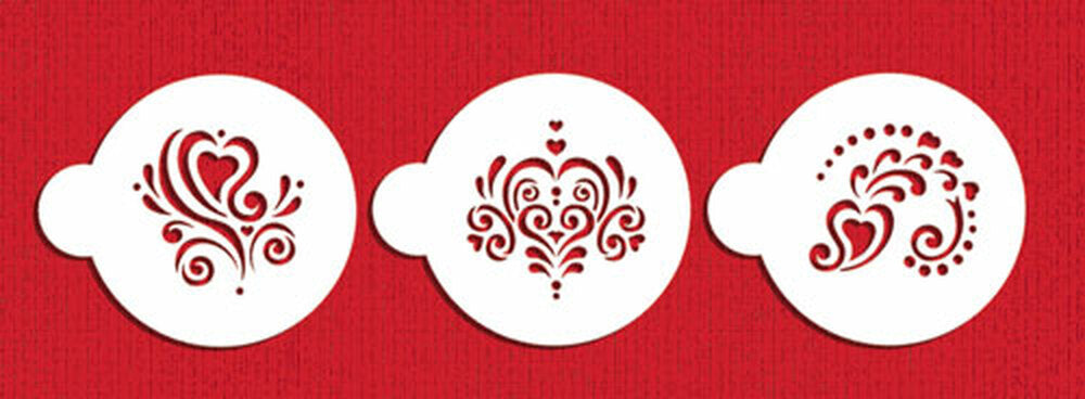 Mini Amore Cupcake Set Cake Stencil