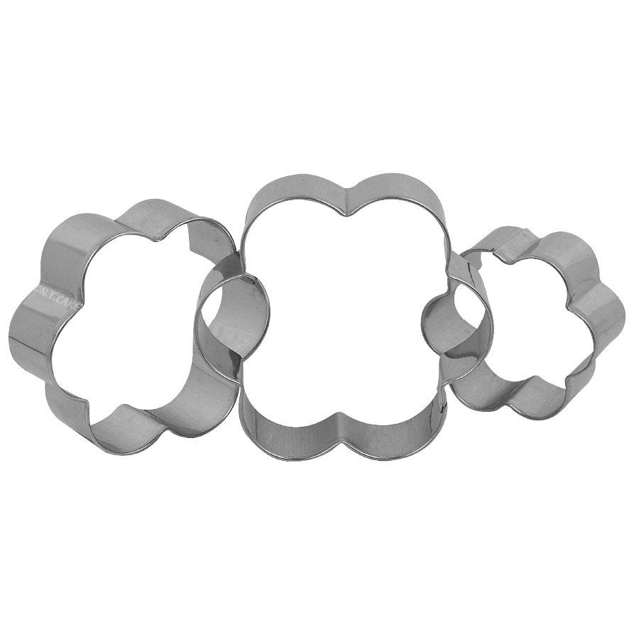 Petal Shape Fondant Cookie Pastry Cutter Set NY Cake Fondant Cutter - Bake Supply Plus