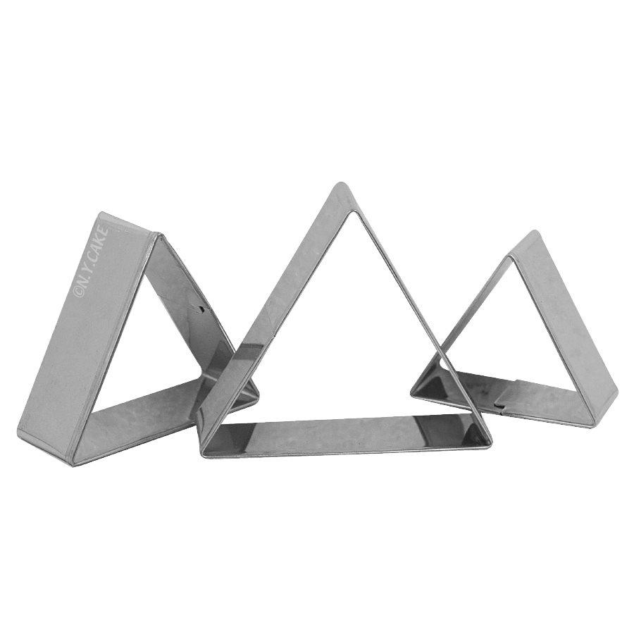 Triangle Fondant Cookie Pastry Cutter Set NY Cake Cookie Cutter - Bake Supply Plus
