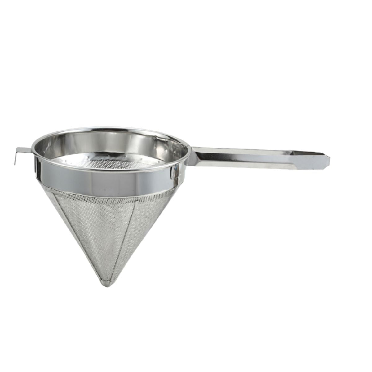Winco Stainless Steel China Cap Strainer, 8' Fine