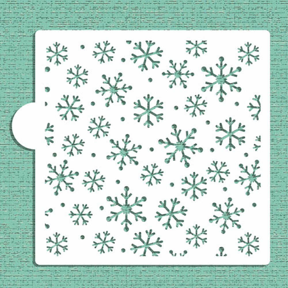 Snowflake Top Stencil for Cakes – Confection Couture Stencils