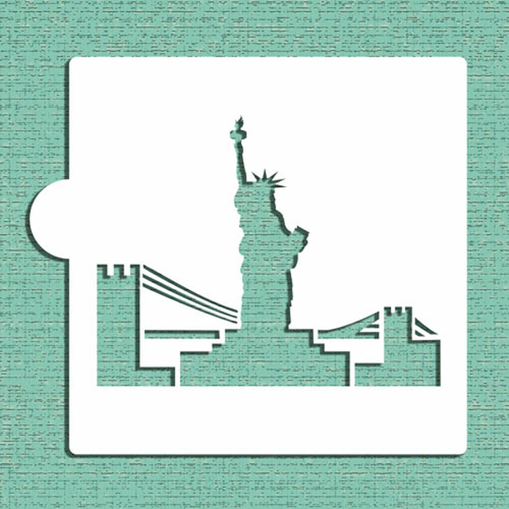 Statue of Liberty Cookie Stencil