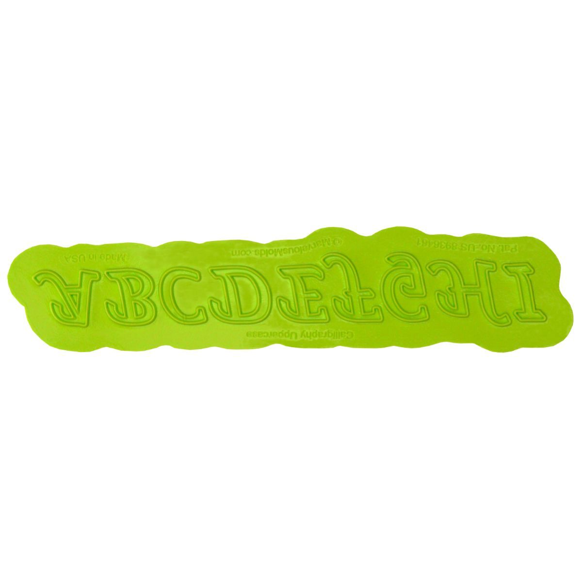 Calligraphy Uppercase Flexabet™ Mold - Bake Supply Plus