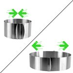 NY Cake Round Flex Adjustable Cake Ring