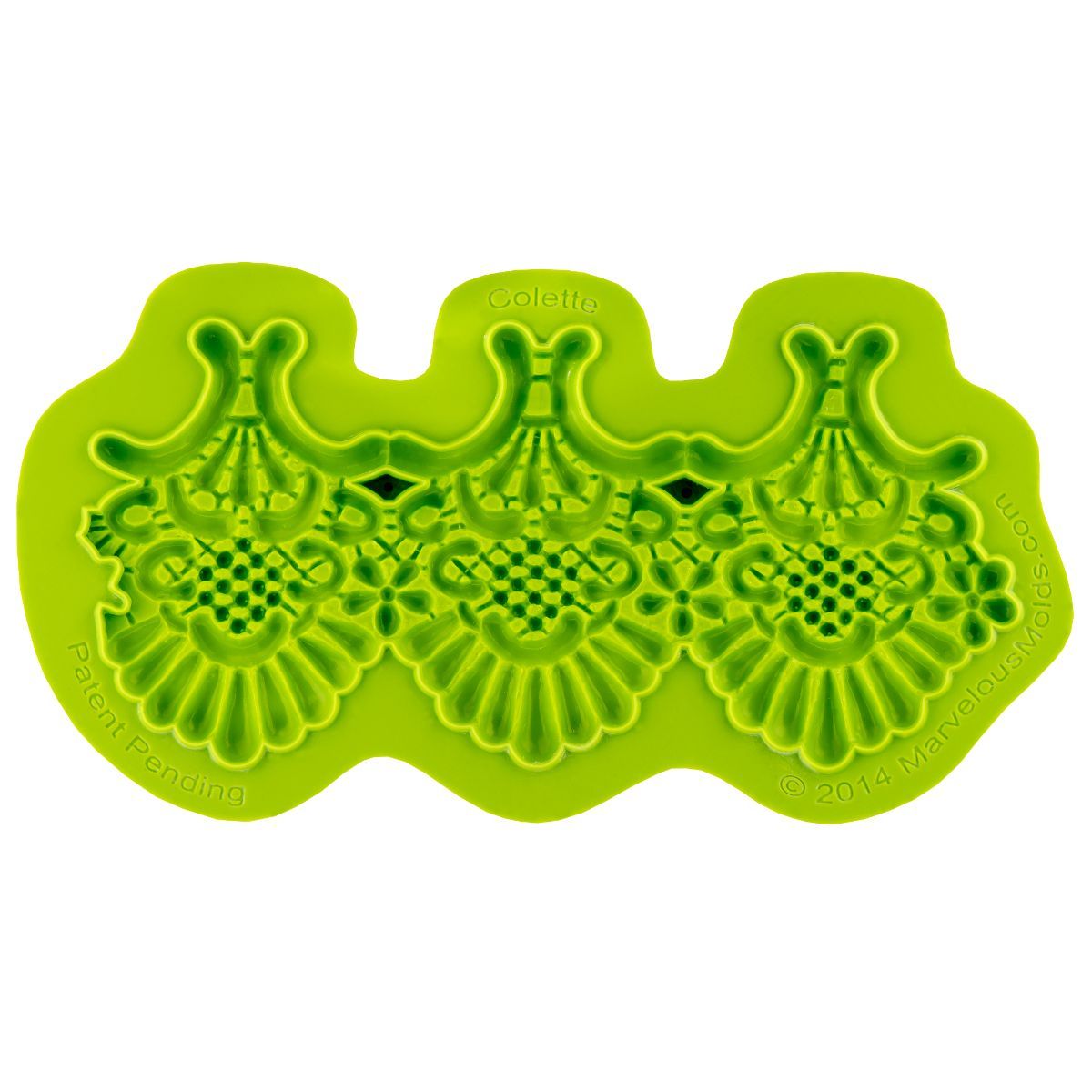 Colette Lace Mold Marvelous Molds Silicone Mold - Bake Supply Plus