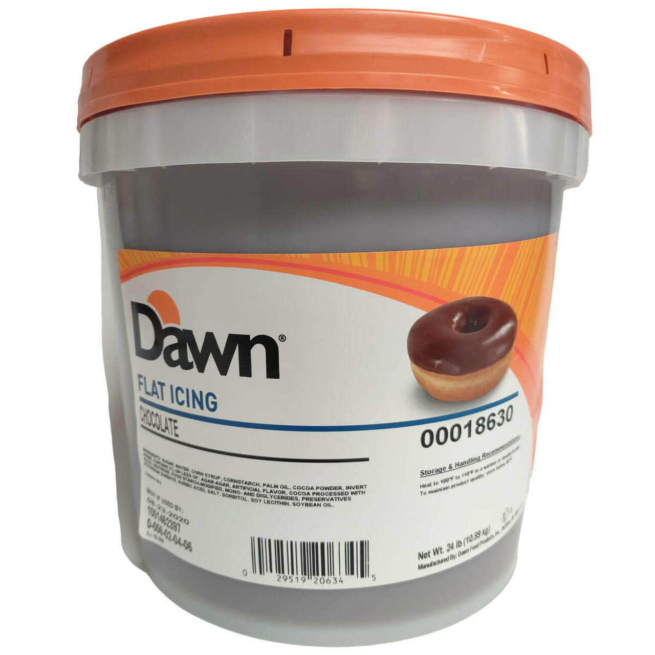 Dawn Flat Icing Chocolate 24lb
