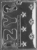 Alphabet Large Y Z ! ? Stars L008