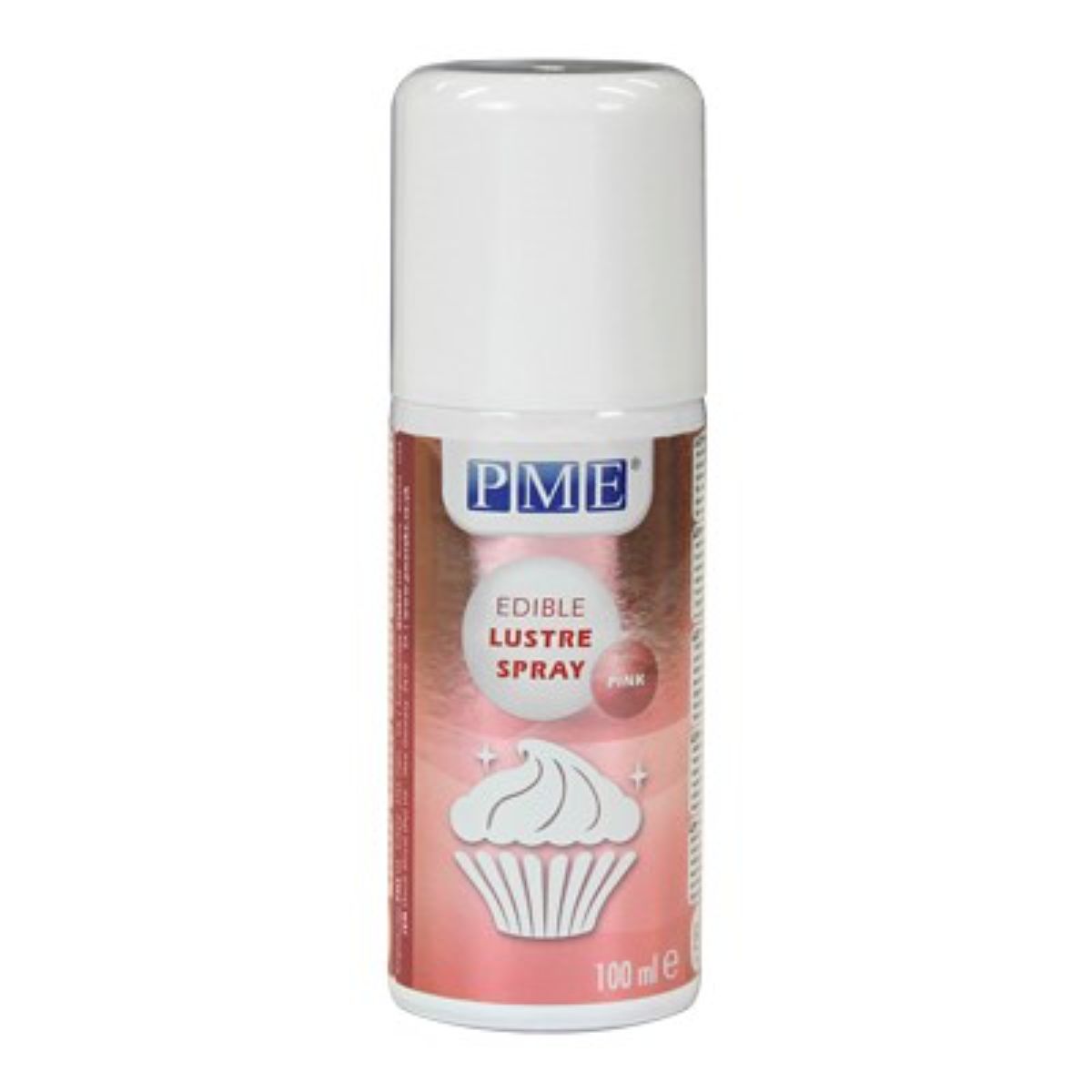 PME Pink Edible Luster Spray 100ml