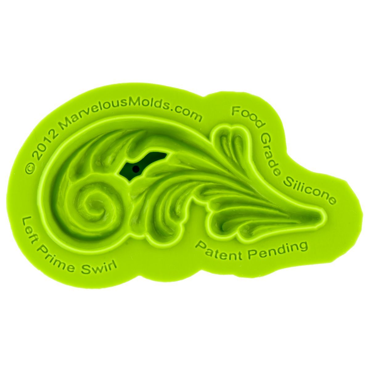 Left Prime Swirl Marvelous Molds Silicone Mold - Bake Supply Plus