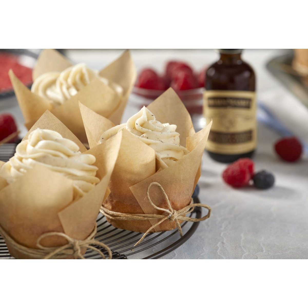 Madagascar Bourbon Pure Vanilla Extract  — 2, 4, & 8 oz - Bake Supply Plus