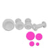 Mini Round Plastic Plunger NY Cake Fondant Cutter - Bake Supply Plus