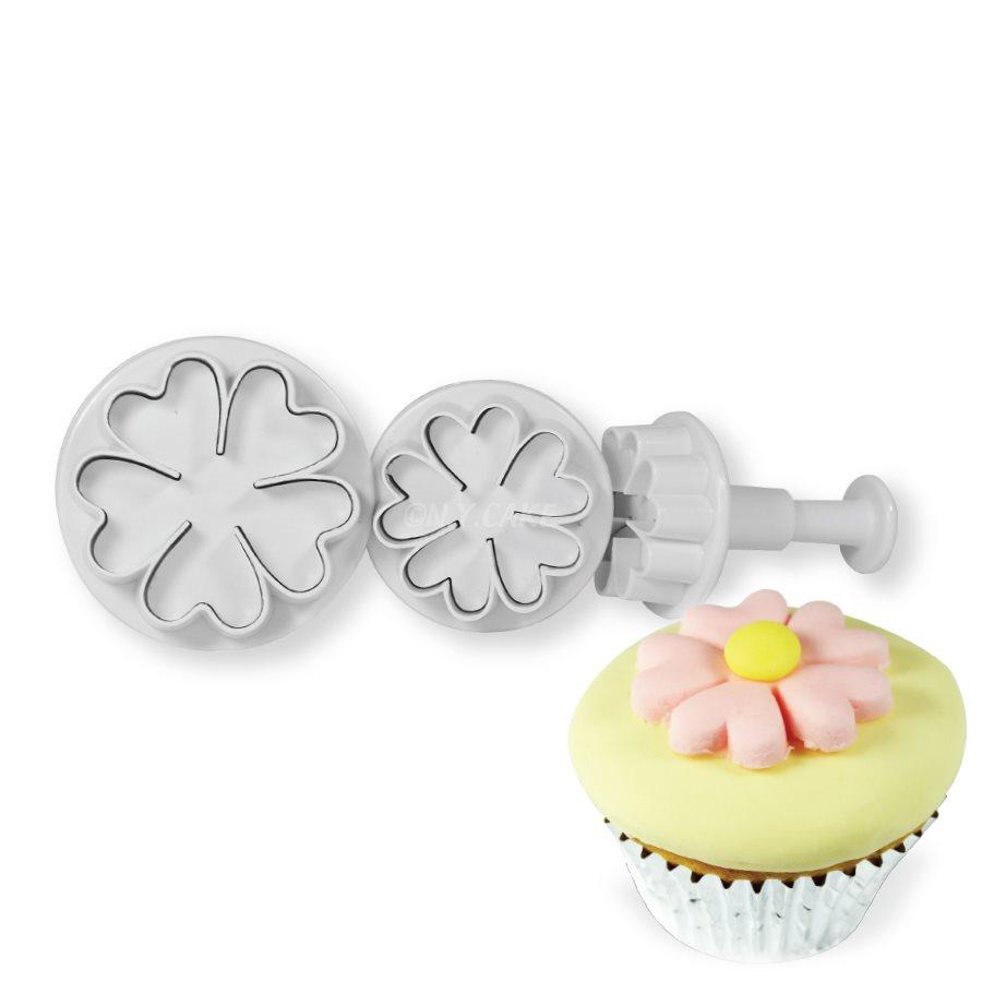 Primrose Plunger Cutter Set NY Cake Fondant Cutter - Bake Supply Plus