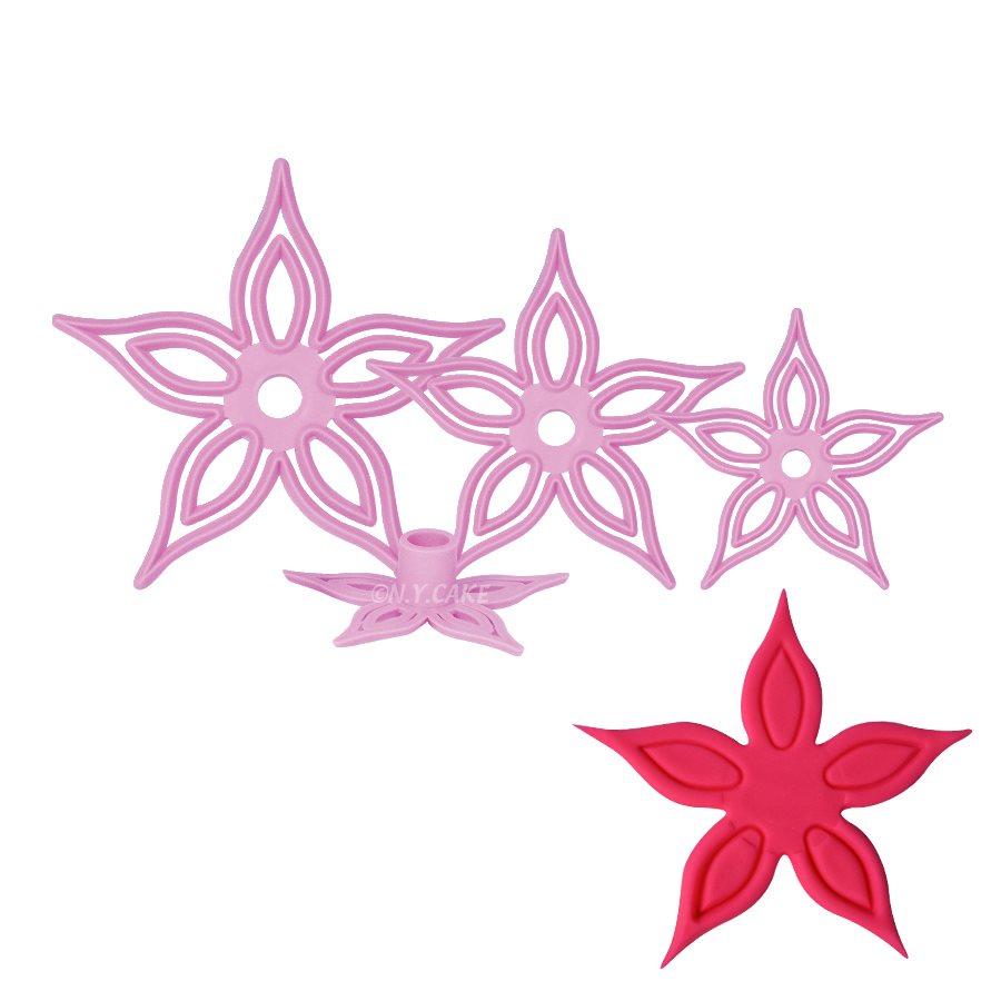 Calyx cutters - Set of 3 NY Cake Fondant Cutter - Bake Supply Plus