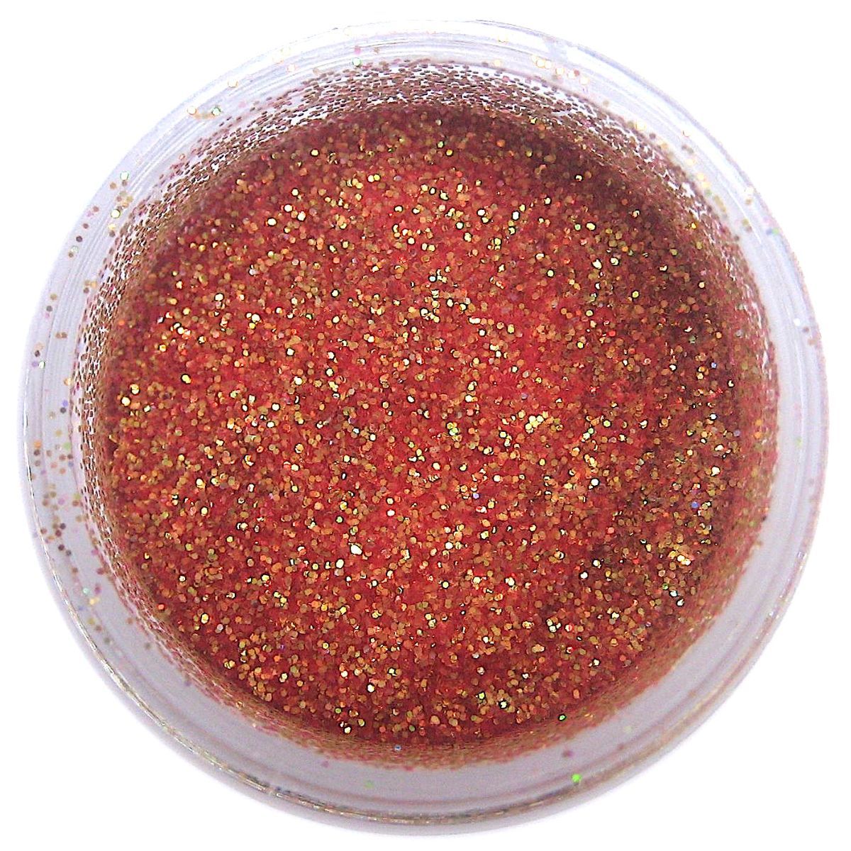 Peach/Orange Hologram Disco Dust Sunflower Sugar Art Disco Dust - Bake Supply Plus
