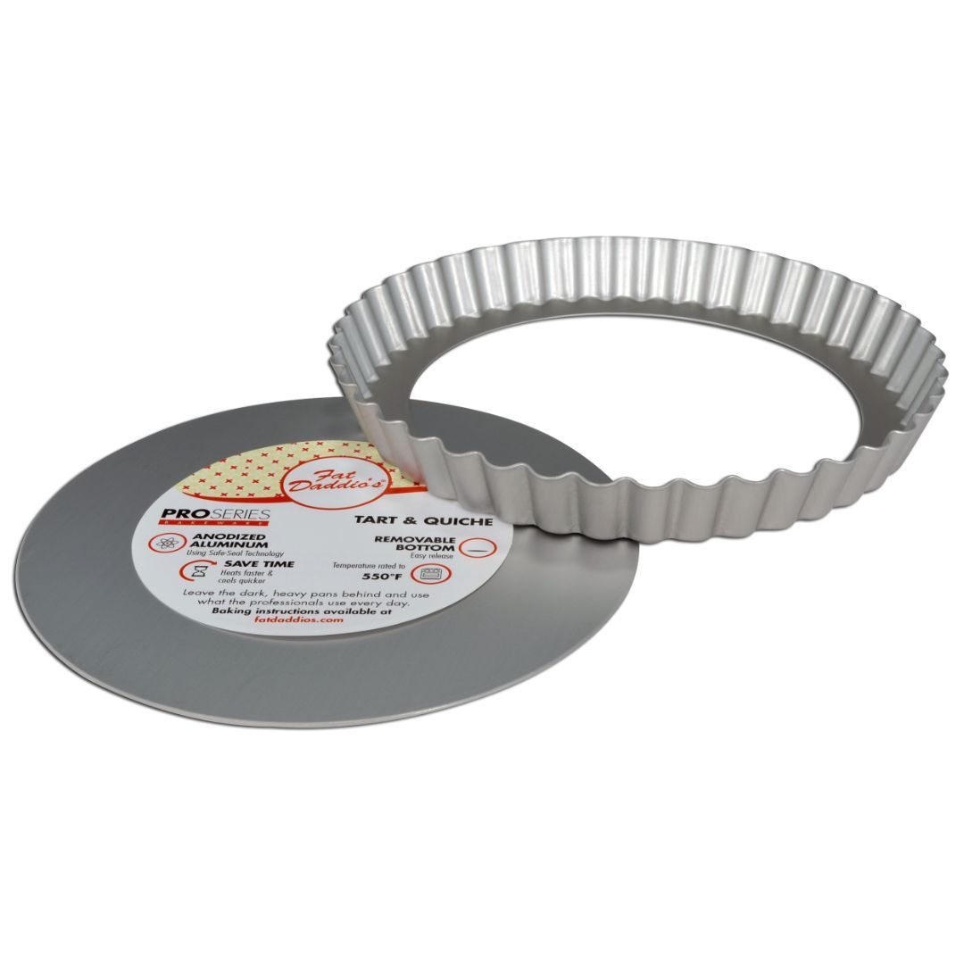 Fat Daddio's Removable Bottom Tart Pans — All Sizes - Bake Supply Plus