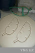 Fondant Cutter Banana Leaf Outline