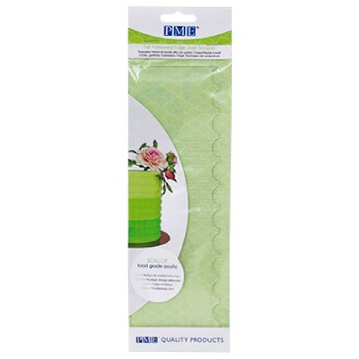 PME Tall Patterned Edge Side Scraper